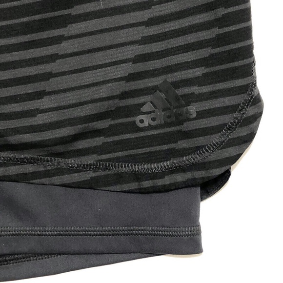 ADIDAS Climalite 2-in-1 Shorts Black Gray Size XL - Picture 4 of 16